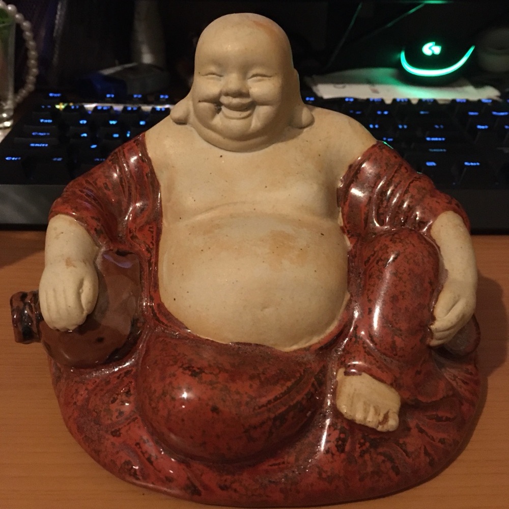 Buddha ceramic figure